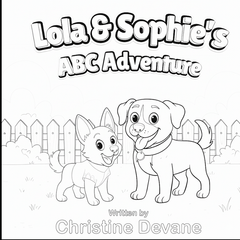 Lola & Sophie's ABC Adventure Coloring Book | Printable Kids Coloring Pages (Digital Download)
