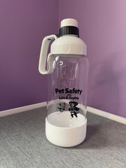 Pet Safety Tritan Pet Bottle - 48 oz, With Removable Bowl