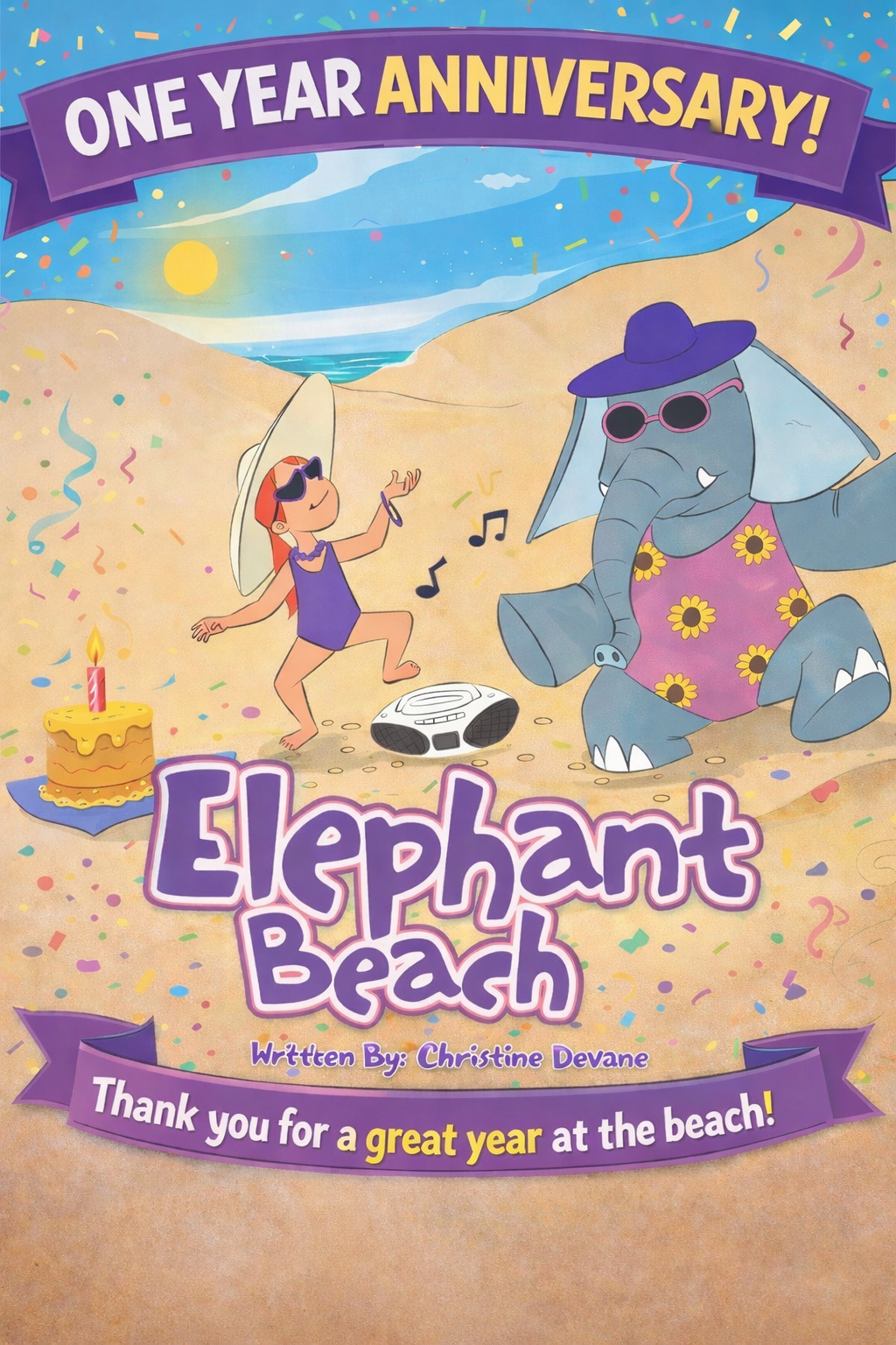 One Year Anniversary of Elephant Beach by Christine Devane