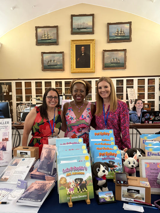 Christine Devane and fellow authors at the Nantucket Book Festival 2026