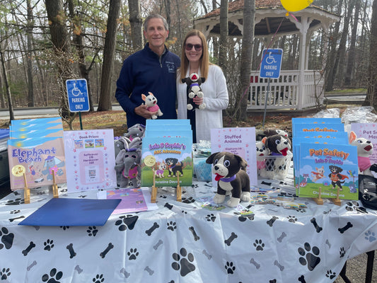 Christine Devane at her vendor table at Animal Rights Day 2026