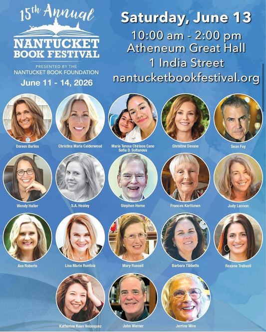 15th Annual Nantucket Book Festival featuring Christine Devane, June 11-14 2026