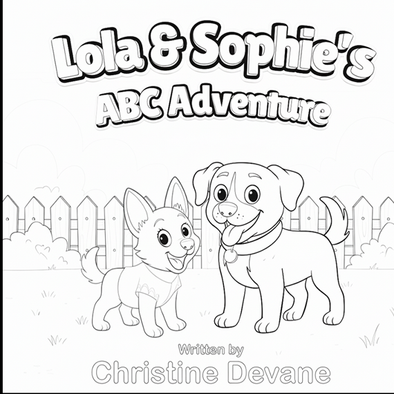 Lola & Sophie's ABC Adventure Coloring Book | Printable Kids Coloring Pages (Digital Download)