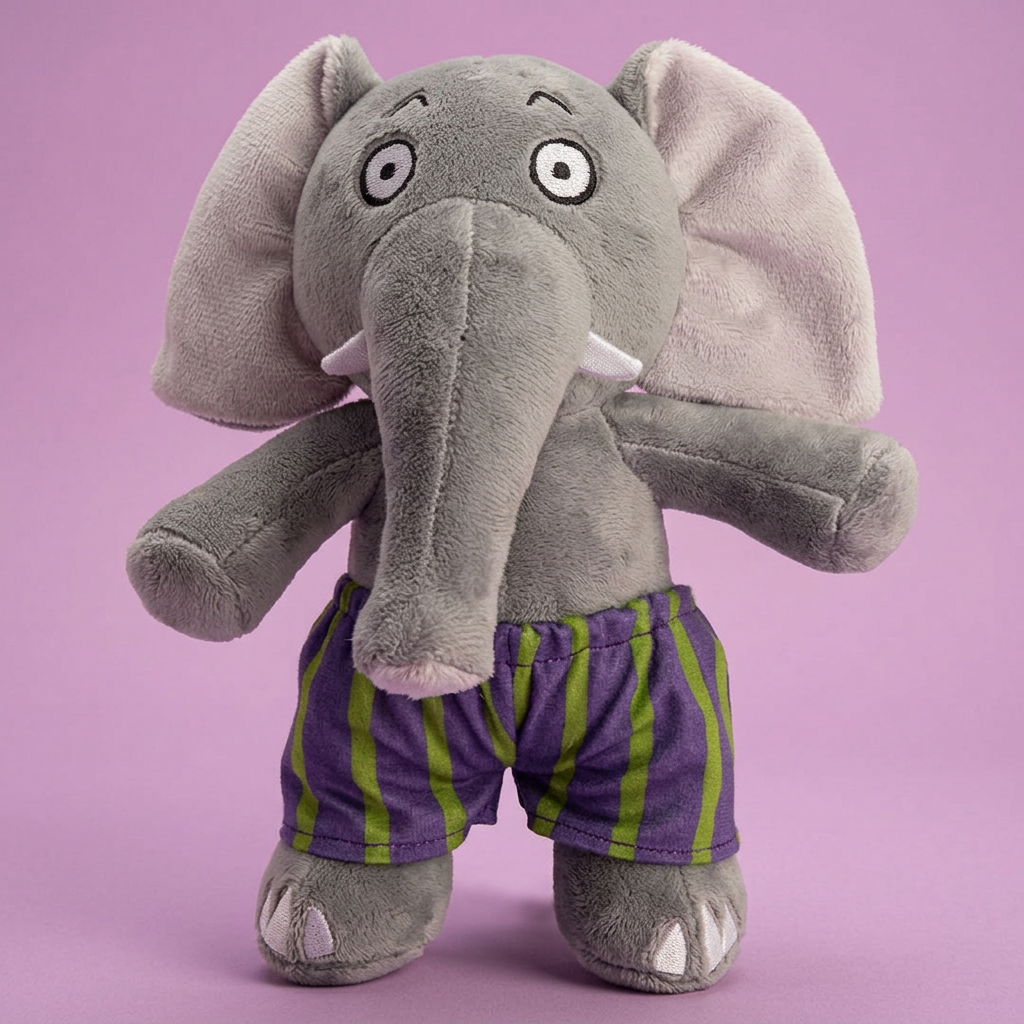 Elephant Boy Stuffed Animal Plush