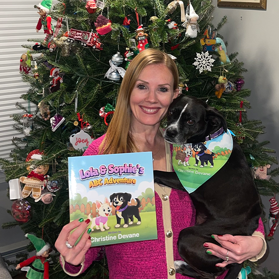 Lola & Sophie's ABC Adventure Triangle Dog Bandana